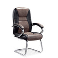 Modern Contemporary Lift Office Guest Visitor Swivel Chairs Aluminum Alloy Base Fixed Back Support Fabric PU Synthetic Leather