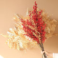 YOPIN 105 Artificial Plants Christmas Berry Decorations Outdoor Christmas Berry Branch Red Berries