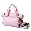 Oxford Large Capacity Yoga Fitness Duffel Bag with Independent Shoes Compartment New Fashion Sports Shoulder Bag for Gym