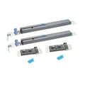 Modern Apartment Wardrobe Sliding Door Rollers Hardware Oxidized Black Door Tracks and Rails