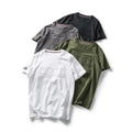 Customized Men's Oversize T-Shirts with Embossed Logo 200GSM Cotton Jersey Pu Patches Letter Pattern