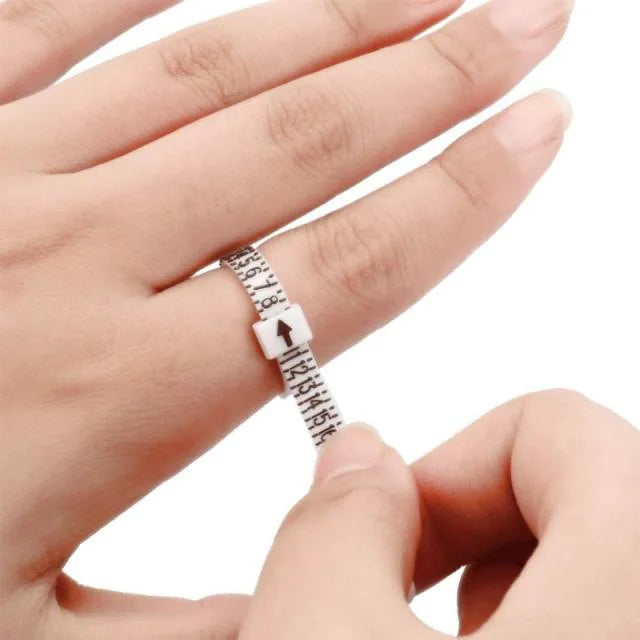 European US France India Brazil Sizes Plastic Ring Sizer Finger Gauge Jewelry Tool & Equipment for Men and Women