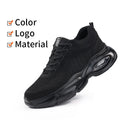 GUYISA Lightweight Breathable Mesh Upper Safety Shoes Steel Toe Industrial Safety Shoes