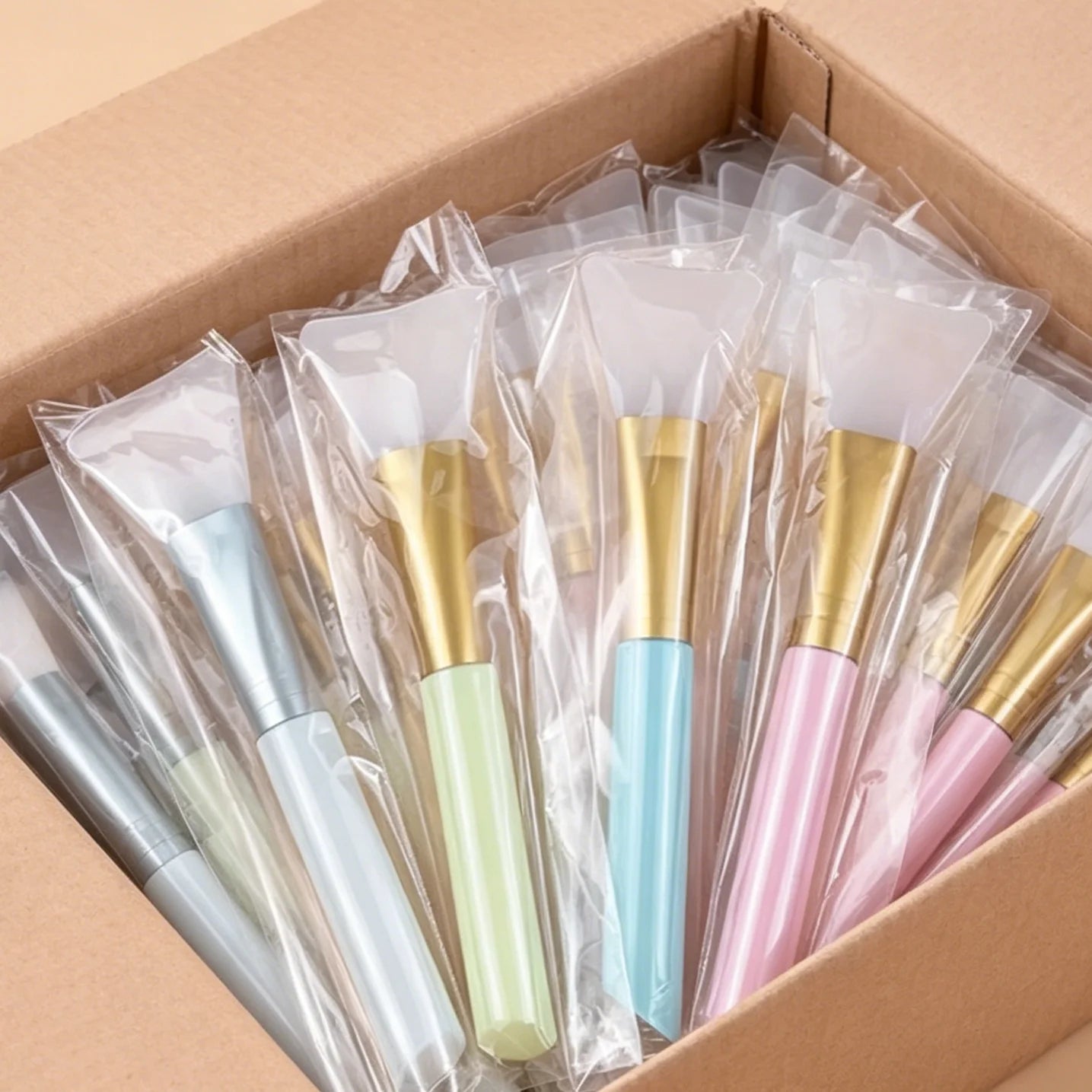 Wholesale Private Label Cosmetic Tools SPA Makeup Brush Soft Silicone Face Mask Brush