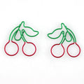 Creative Fancy Two Colors Paper Clips Fruit Cherry Paper Clips