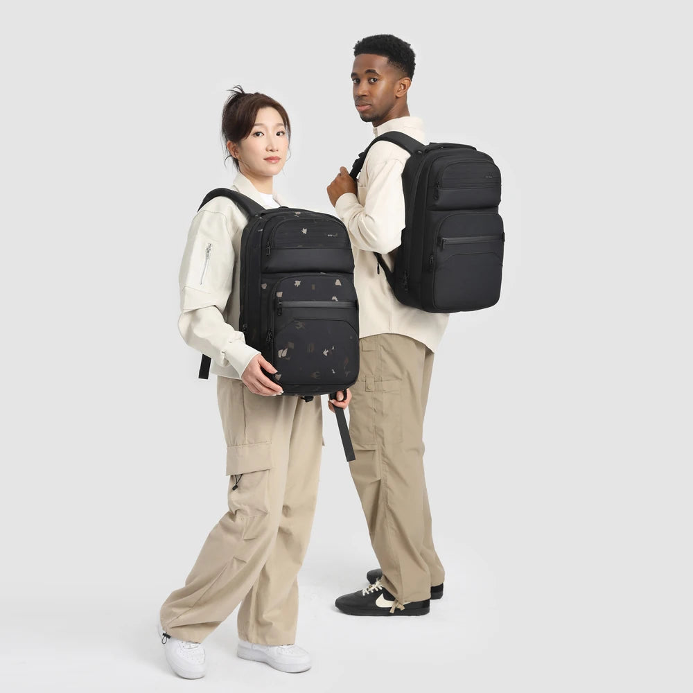 Ozuko 9849 2025 Designer Waterproof Laptop Backpack Daily Use Outdoor Business Backpack logo Custom Laptop Backpack for Men