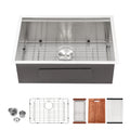 28-inch 16 Gauge Undermount Single Bowl Stainless Steel Kitchen Sink