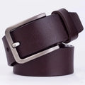 Hot Selling Men Classic Vintage Pin Buckle Luxury Strap Cow Genuine Leather Belt
