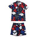 KY Jersey Soccer Summer Clothing Custom Digital Printing Button up Shirt Mens Shirt and Short Set Men Mesh Fabric