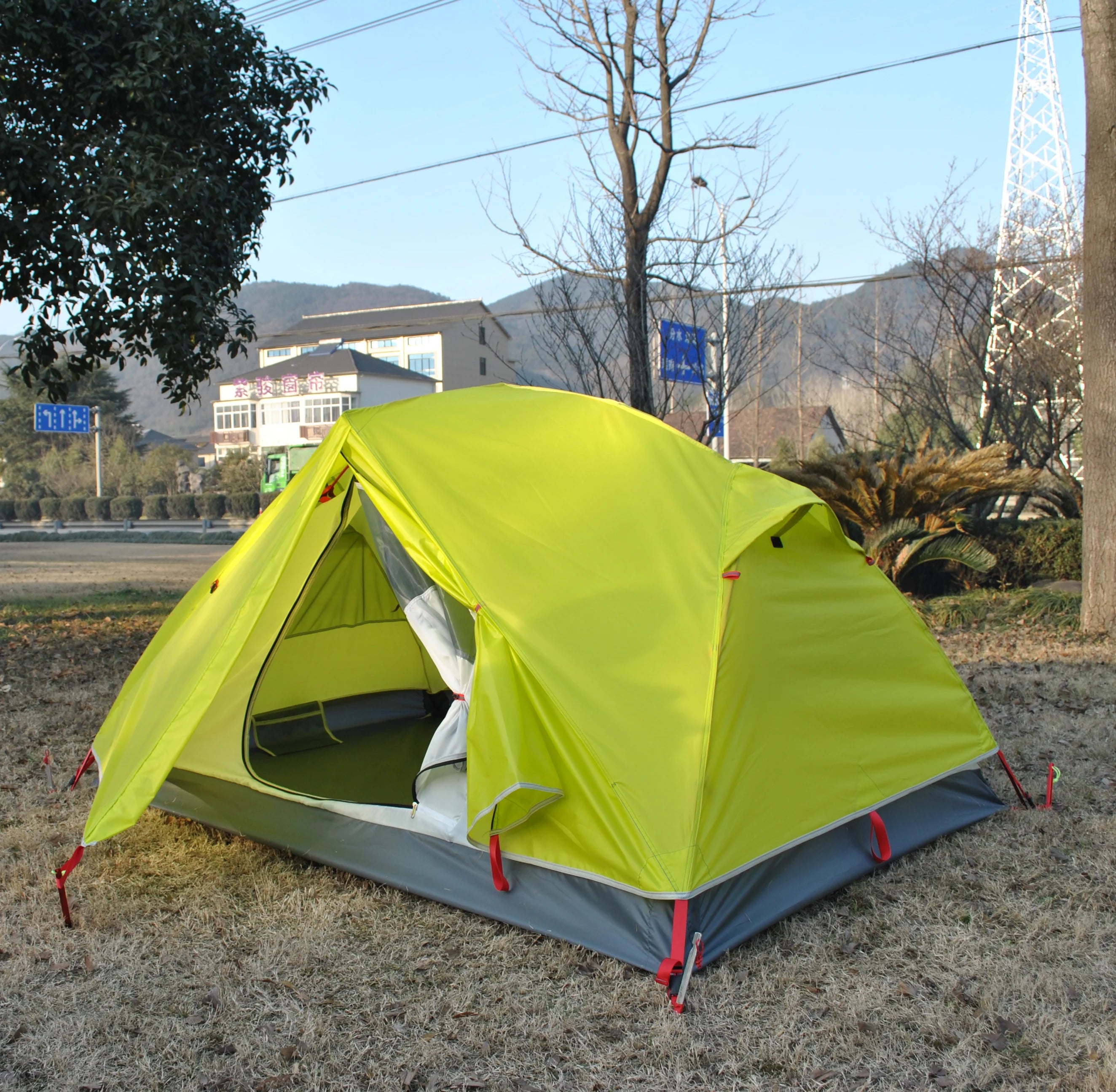 High-End Ultralight 2-Person Waterproof Tent CXZ-467 4-Season MSR Hubaba NX with Warm Inner Tent Camping Gear