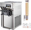 Vevor Ice Cream Machine Automatic3 Flavors Ice Cream Machine Commercial Home Ice Cream Machine