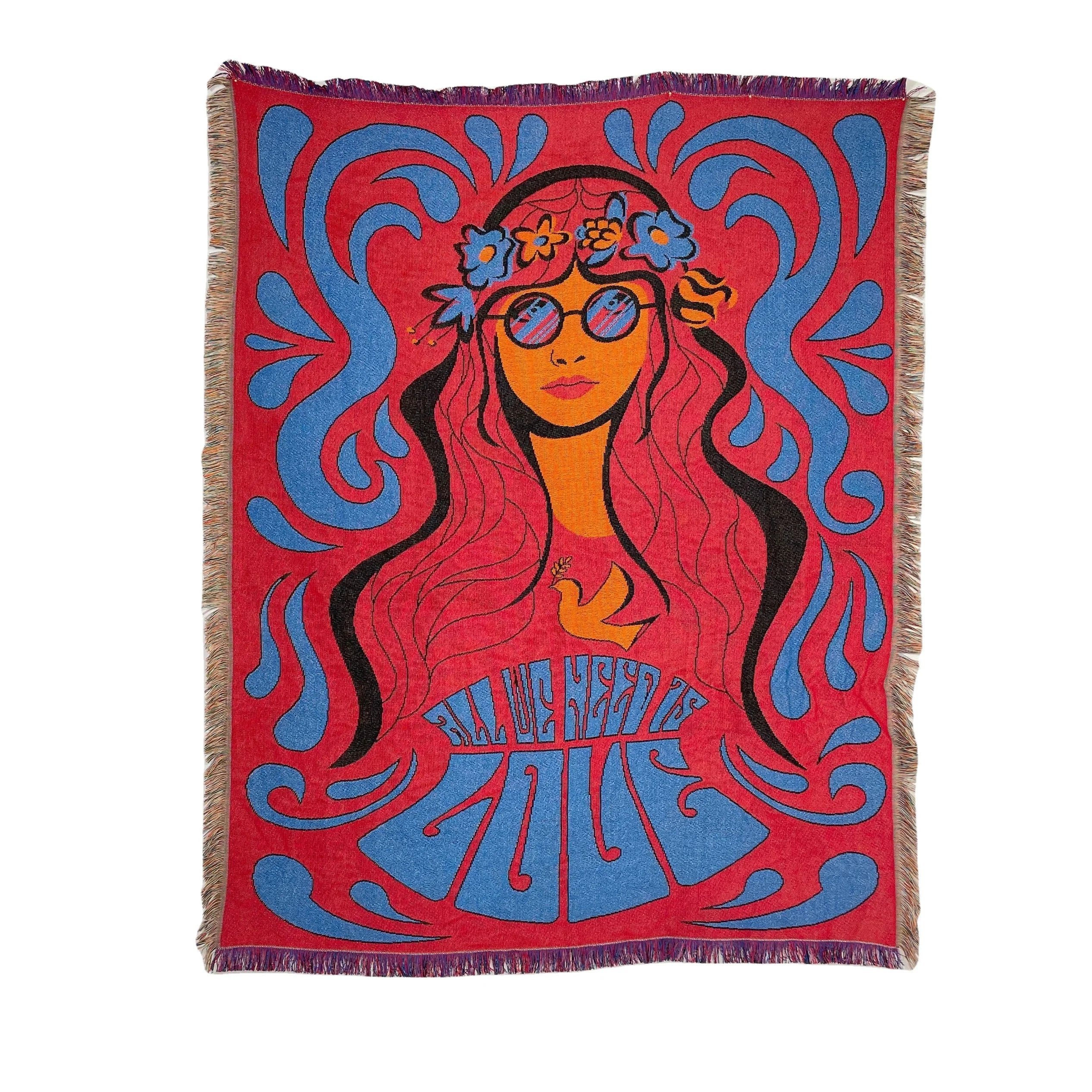 Custom Tapestry Blanket Woven Blanket Custom Woven Tapestry Blanket Remake