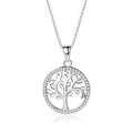 Tree of Life Necklace Mother Necklace 925 Sterling Silver Fine Jewelry Gifts