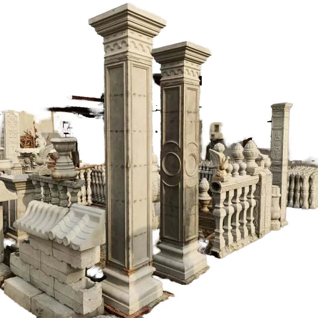 ABS Plastic Exterior Decoration Moulds-round Roman Pillar Column From Renfa for Column Decorations