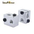 New Ideaformer Aluminum V6 Heating Block for FDM 3D Printer with 3 Months Warranty