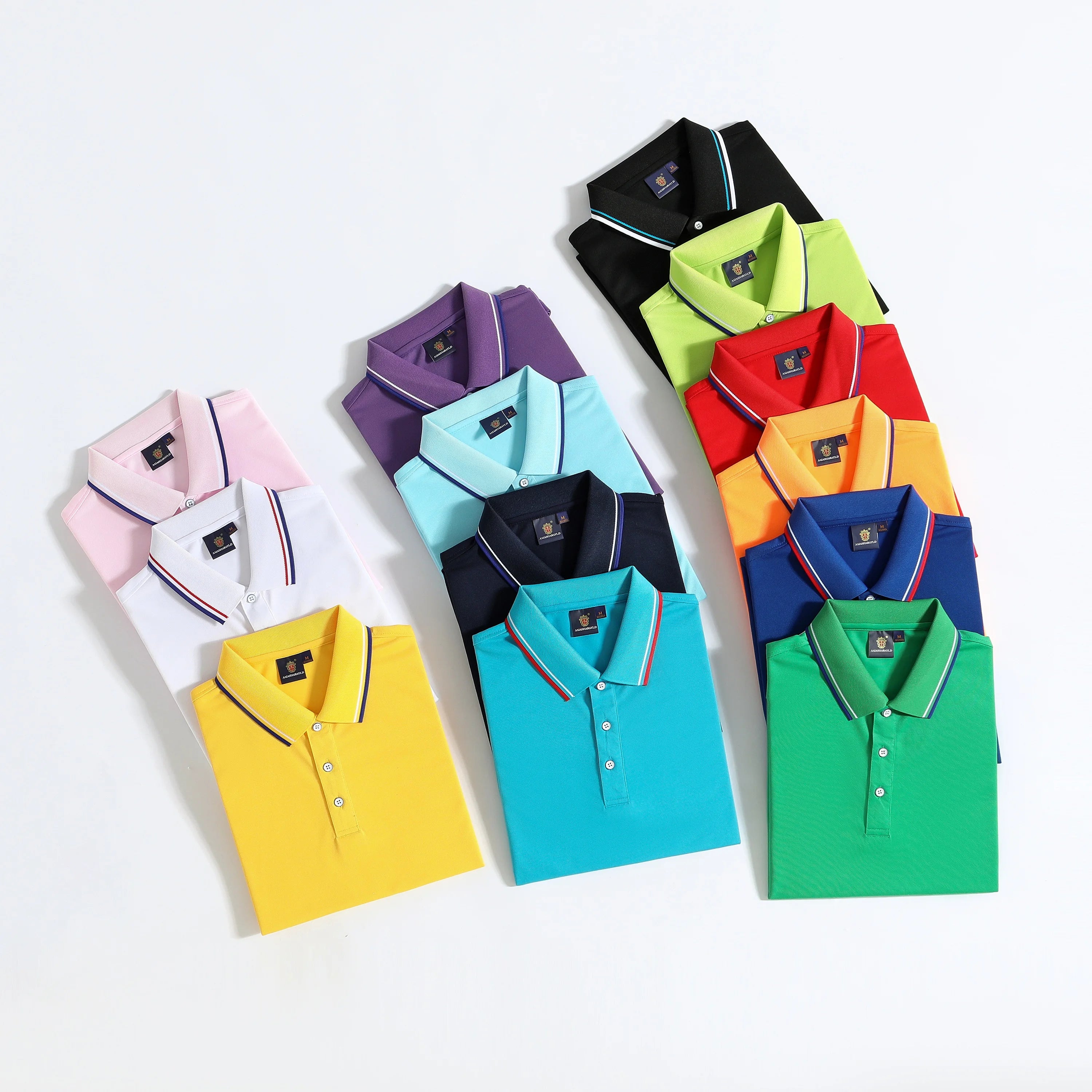 Lidong Summer Unisex Promotional Golf Style Blank Embroidered Printed Sublimation Men's Polo Shirt