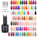 Beauty Nail System 3 in 1 Gel Polish Set Kit Professional Nail Uv Gel Polish Fast Dry Nail Lacquer Polish Set