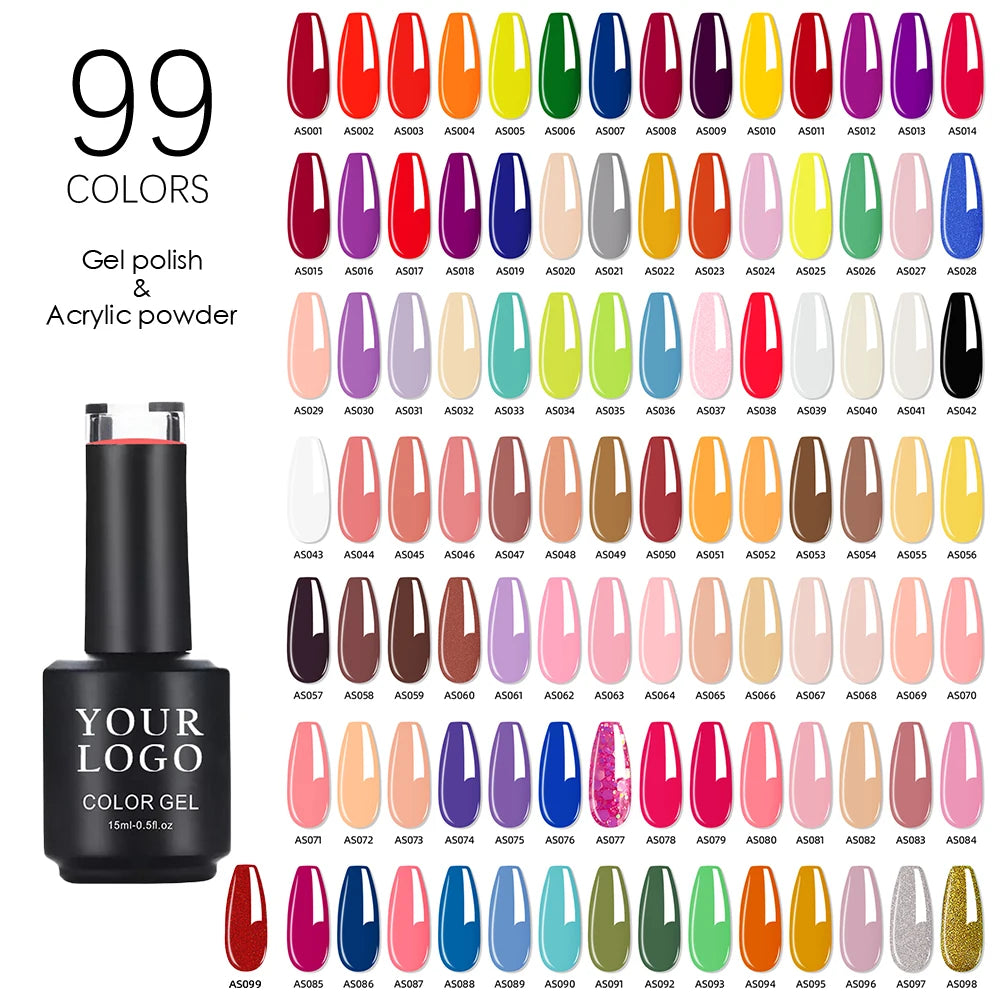 Beauty Nail System 3 in 1 Gel Polish Set Kit Professional Nail Uv Gel Polish Fast Dry Nail Lacquer Polish Set
