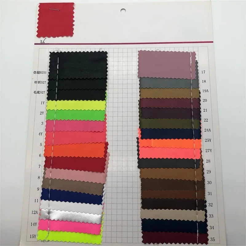 2024 Hot Sale 4-Way Stretch Dull Matte Leather Fabric Waterproof PU Material for Underwear Gloves Dresses-Finished Pattern
