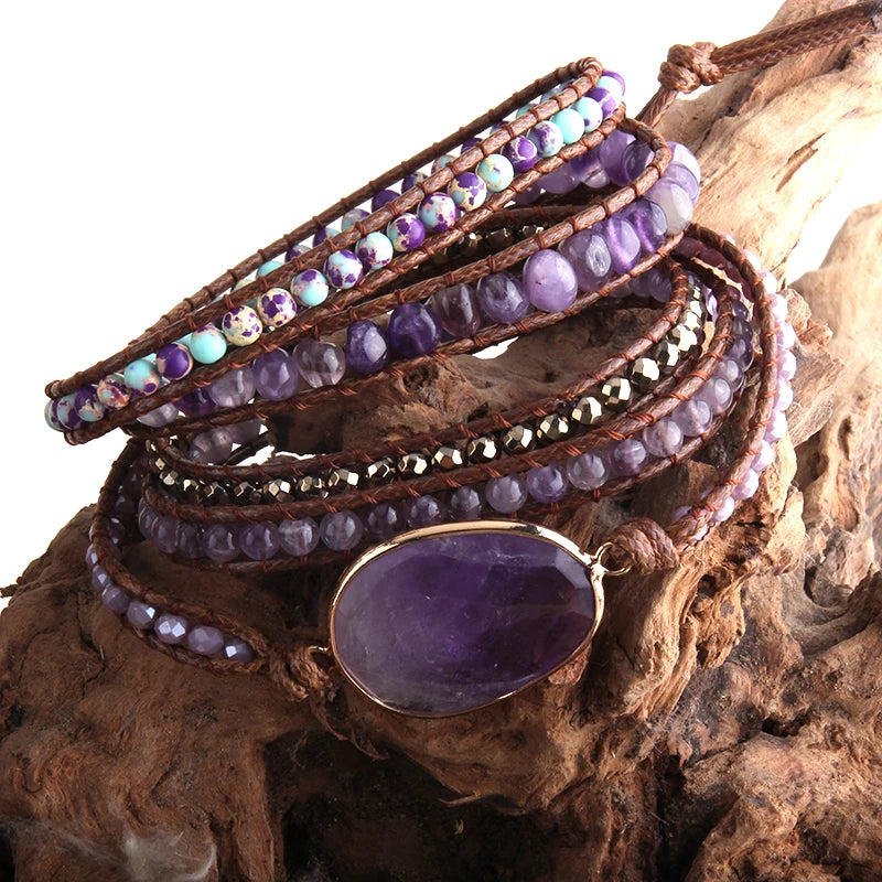 NewFashion Bohemian Style Butterfly Shaped Beaded Bracelet Handmade Pearl and Natural Charm Bangles for Anniversaries and Gifts