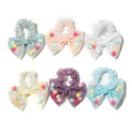 Custom Scrunchies Charming Scrunchy Hair Band Knotted Organza Hair Scrunchies