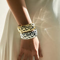 2025 New Design ORNAPEADIA Bohemian Style Acrylic Resin & Lucite Women's Cuff Bracelet-Hot Selling Fashionable Party Gift