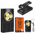 Helius Mini Portable USB Rechargeable Work Light Magnet Camping Hiking IP66 Waterproof 1000 Lumens Aluminum Alloy LED Flashlight