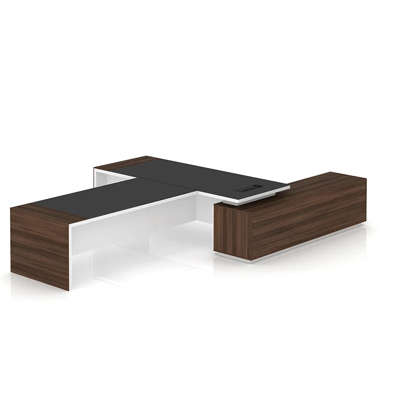 Manufacturer Modern Design Luxury Office Table L Shape Ceo Executive Desk