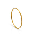 Chris April in Stock Fashion Design 316L Stainless Steel PVD Gold Plated Women Glossy Bangle Bracelet