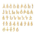 EManco Customizable Name Diamond Alphabet Pendant for Women Stainless Steel DIY for Necklace Bracelet Anniversary Gift Children