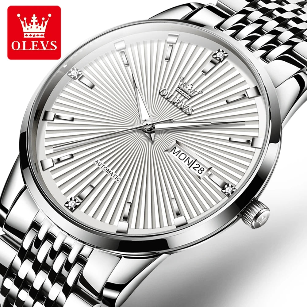 OLEVS 6653 Men's Mechanical Watch Fashion Luxury Watch Multi-function Simple Fashion Watch