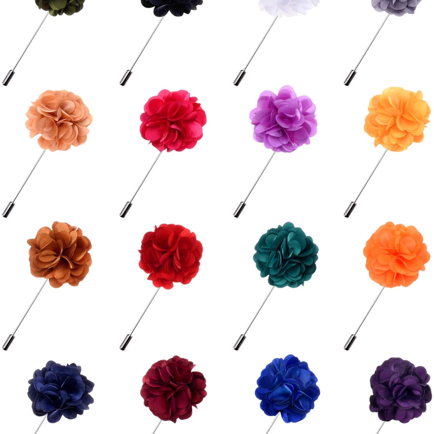 Safety Pin Small a Brooch Mens Lapel Pin  Wedding Men's Fashion Custom Designer Flower Brooch for Men