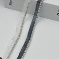 JFL046Diamond Chain Lace Pearl Diamond Chain Ribbon Bead Chain Lace Rhinestone Wedding Dress Home Textile Ribbon Hat Accessories