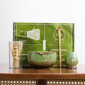 Custom Logo Printed Japanese Style Various Types Matcha Making Tools Gift Box Bamboo Tea Whisk Matcha Set for Tea Ceremony