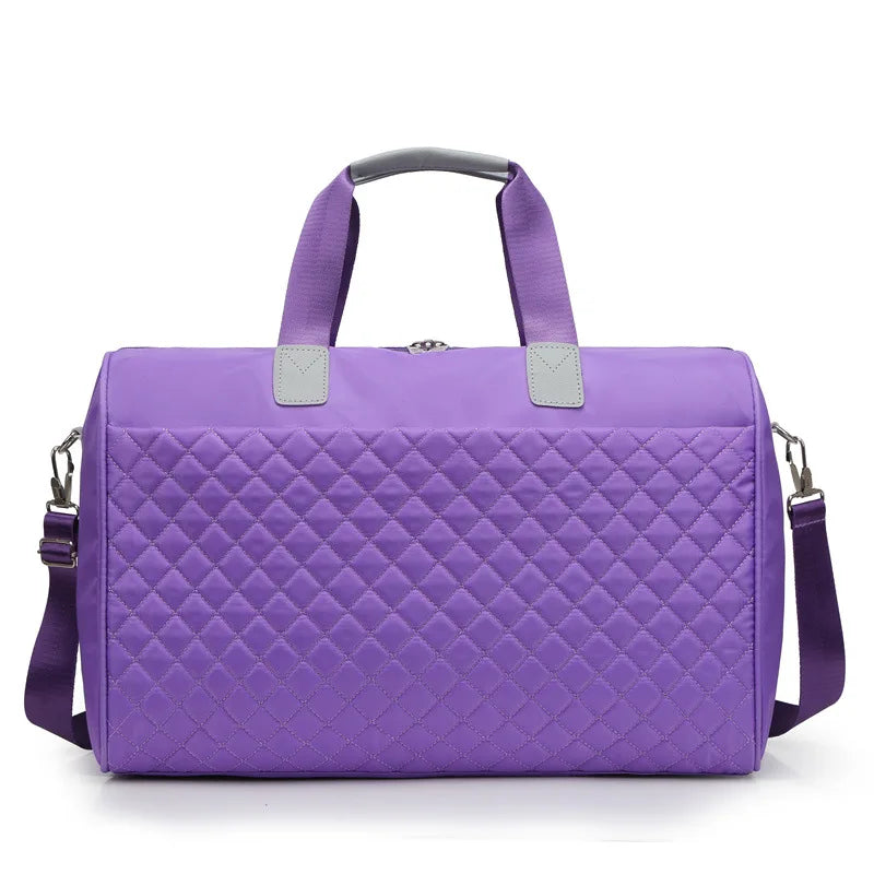 2024 New Single Shoulder Oblique Cross-bag Duffel Bag Large Capacity Portable Fitness Travel Sports Training polyester Zipper