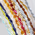 Door Curtain Beading 8MM Special-shaped Twisted Crystal Beads Wholesale for DIY Jewelry Making Loose
