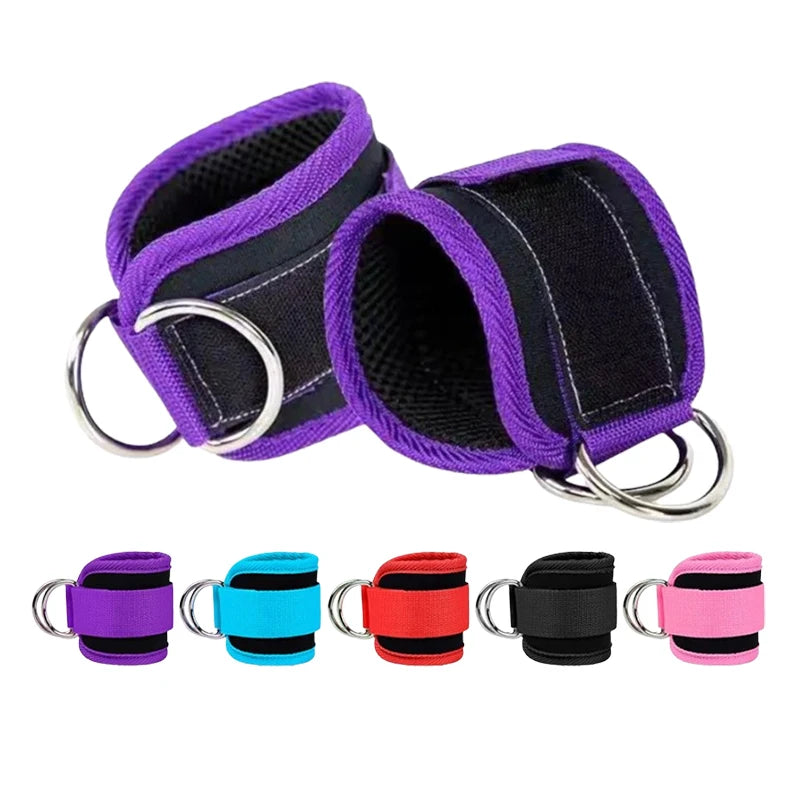 NQ SPORTS Fitness Accessories Gym Adjustable Portable Ankle Straps Buckle for Cable Manufacturer Strength Workout Ankle Strap