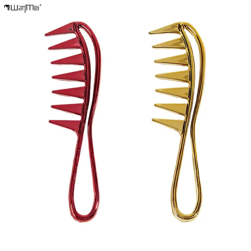 Wanmei Hair Styling Products Custom Hair Combs Etro Oil Head Wide Tooth Comb Hairdressing Barber Comb Hair Cutting