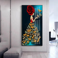 Butterfly Beauty Rose Light Luxury 5d Diamond Crystal Porcelain Painting Wall Frame Picture Custom