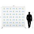 Tube Straight Fabric Pop Up Advertising Exhibition Display Backdrop Stand