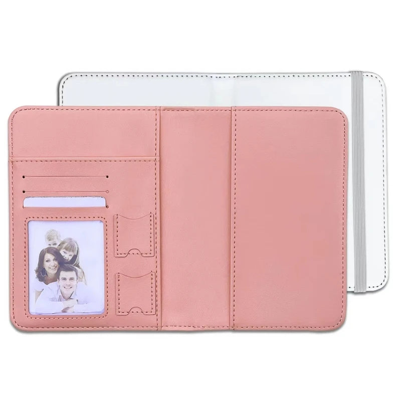 New Design Passport Cover case PU Leather Blank Passport Holder Sublimation Passport Holder Sublimation Blank