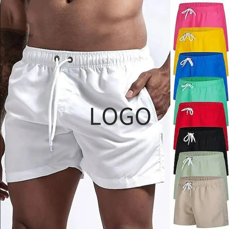 Men's Swim Trunks Quick Dry Board Shorts Bathing Suit Breathable Drawstring With Pockets for Surfing Beach Summer