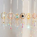 Wholesale  Hot Selling  Crystal Sun Catcher Round Cage Suncatcher Amethyst  Suncatcher Super Handcrafts Home Decor