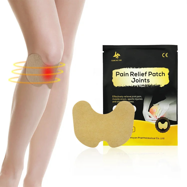 Wholesale Price Disposable Spunlace Fabric Herbal Wormwood Oil Warmer Knees Plaster Inflammation Bone Joints Pain Patches Wheat