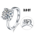 Abiding Jewelry OEM/ODM Wholesale 2026 Women Luxury Jewellery 9mm Colorful Moissanite Diamond Sterling Silver Rings