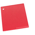 Silicone Table Mat Eco-Friendly Food Grade Heat Resistant Waterproof 17.3x17.3cm Customizable Kids Crafts Dinner Placemat Desk