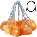 Wholesale Himalaya Salt String Lamp Natural Salt Block 10 LED Bulbs Home Furnishing Accessories and Perfect Gifts (USB Interface