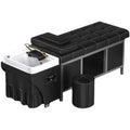 Beauty Salon Shampoo Head Spa Bed Backwash Unit Sink Station Washing Hair Shampoo Bed Bowls Sink and Chairs
