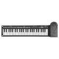 49 Keys Roll up Piano Foldable Portable Hand Roll Piano with Built-in Loudspeaker for Kids/Adults/Beginners