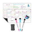 Custom Weekly Magnetic Calendar Fridge Notepad with Waterproof PVC/PET Material Customizable Size Magnetic Sticker Decoration